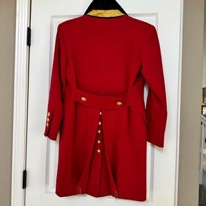 GRIFFITH & GRAY for ST JOHN vintage & iconic Equestrian style dress coat size 2